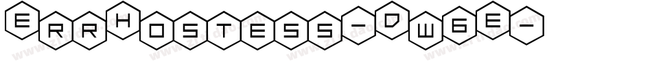 ErrHostess-Dw6E字体转换