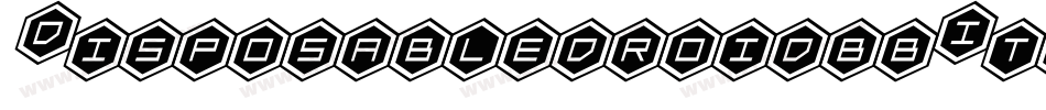 DisposabledroidbbItalic-5WwG字体转换