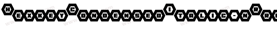 HexkeyCondensedItalic-nRr6V字体转换