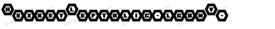 HexkeyLeftalic-lg8nV字体转换