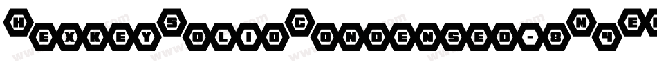 HexkeySolidCondensed-8M4EM字体转换