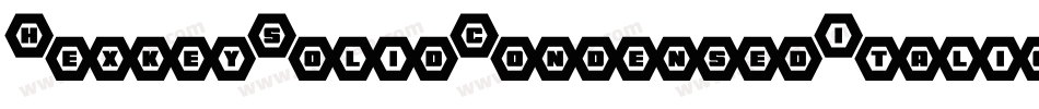 HexkeySolidCondensedItalic-YzyYq字体转换