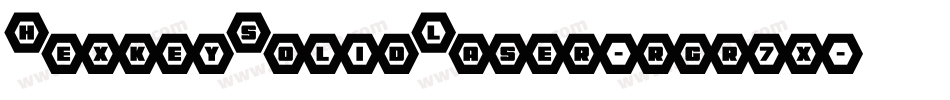 HexkeySolidLaser-rgr7x字体转换