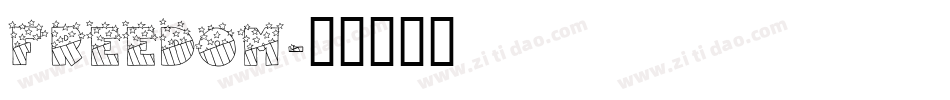 Freedom字体转换