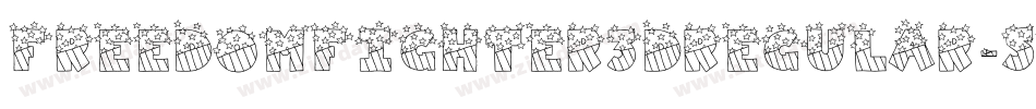 FreedomFighter3DRegular-5ML8字体转换