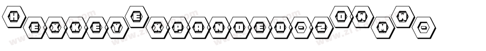 HexkeyExpanded-2OWmW字体转换