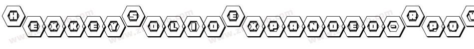 HexkeySolidExpanded-RpqV3字体转换