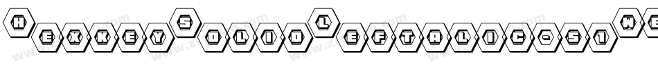 HexkeySolidLeftalic-51WEZ字体转换