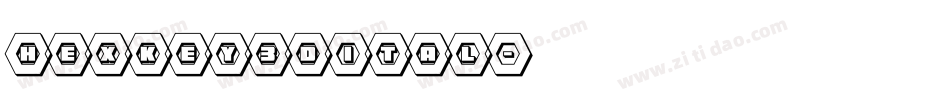 hexkey3dital字体转换