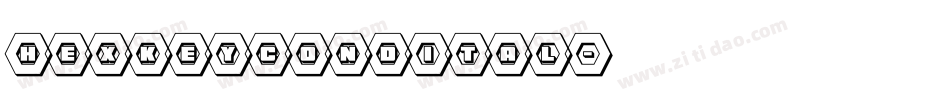 hexkeycondital字体转换