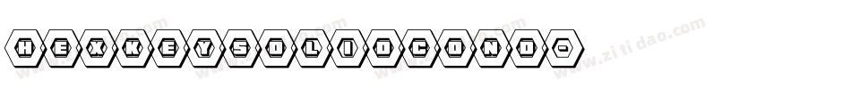 hexkeysolidcond字体转换