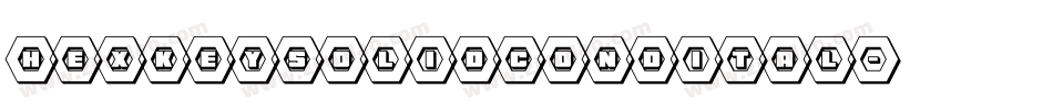 hexkeysolidcondital字体转换
