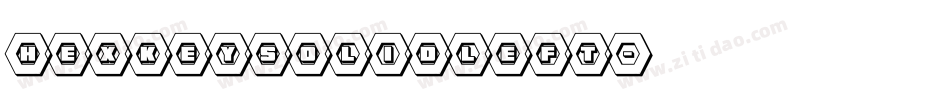 hexkeysolidleft字体转换