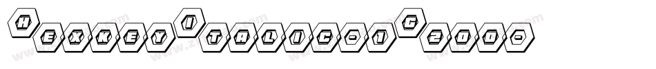HexkeyItalic-1G200字体转换
