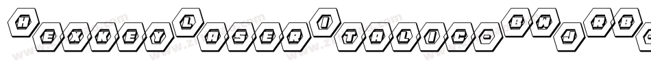 HexkeyLaserItalic-BWjRB字体转换