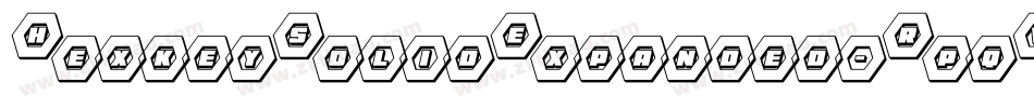 HexkeySolidExpanded-RpqV3字体转换