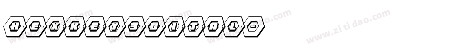 hexkey3dital字体转换
