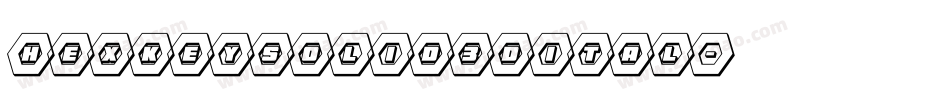 hexkeysolid3dital字体转换