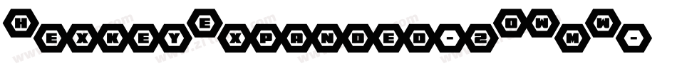 HexkeyExpanded-2OWmW字体转换