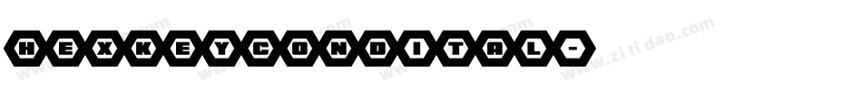 hexkeycondital字体转换