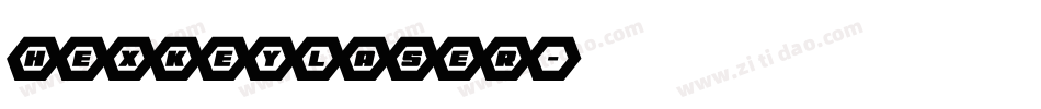 hexkeylaser字体转换
