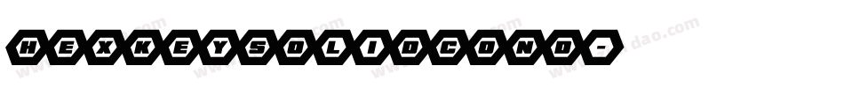hexkeysolidcond字体转换