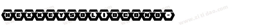 hexkeysolidcond字体转换