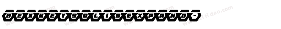 hexkeysolidexpand字体转换