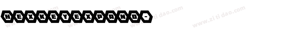 hexkeyexpand字体转换