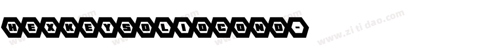 hexkeysolidcond字体转换