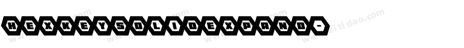 hexkeysolidexpand字体转换