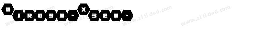 Hirosh-X32d字体转换