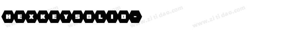 hexkeysolid字体转换