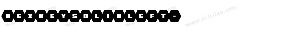 hexkeysolidleft字体转换