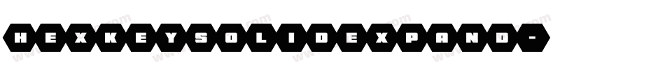 hexkeysolidexpand字体转换