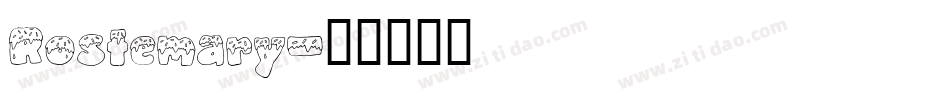 Rostemary字体转换