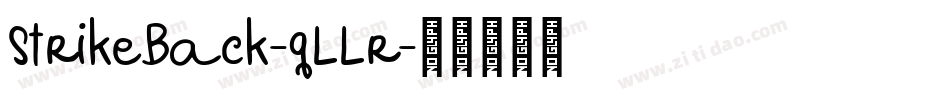 StrikeBack-qLLr字体转换