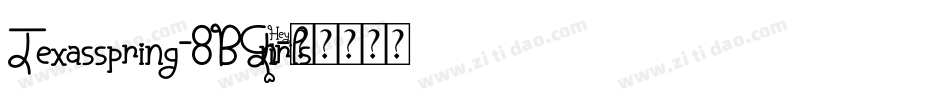 Texasspring-8B9n字体转换