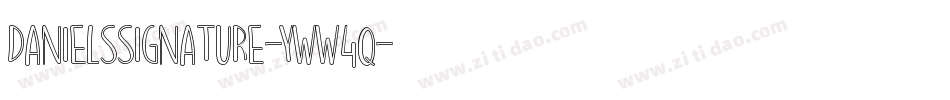 DanielsSignature-yww4q字体转换