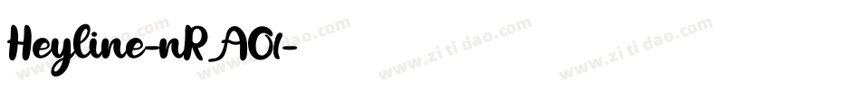 Heyline-nRAO1字体转换