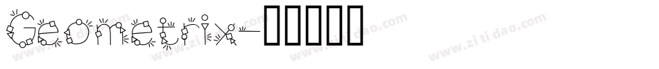 Geometrix字体转换