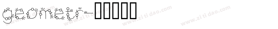 geometr字体转换