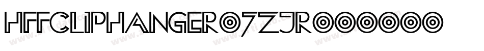 HffClipHanger-7ZjR字体转换