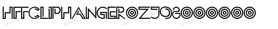 HffClipHanger-Zj08字体转换