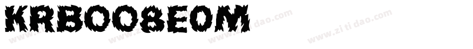 KrBoo-8e0M字体转换