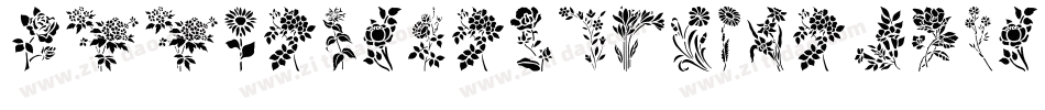 HffFloralStencil-Pjwr字体转换
