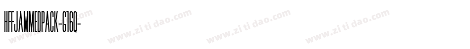 HffJammedPack-G16q字体转换
