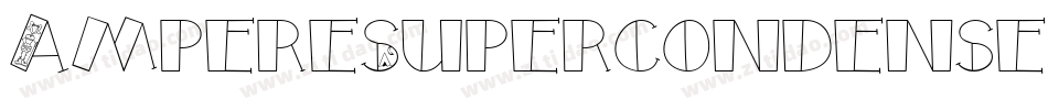 AmpereSupercondensed-BrxG字体转换