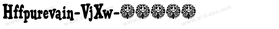 Hffpurevain-VjXw字体转换