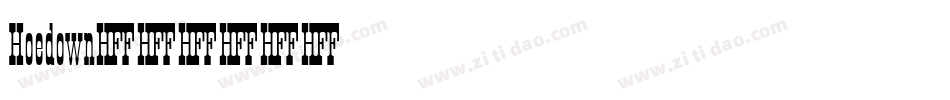 Hoedown字体转换